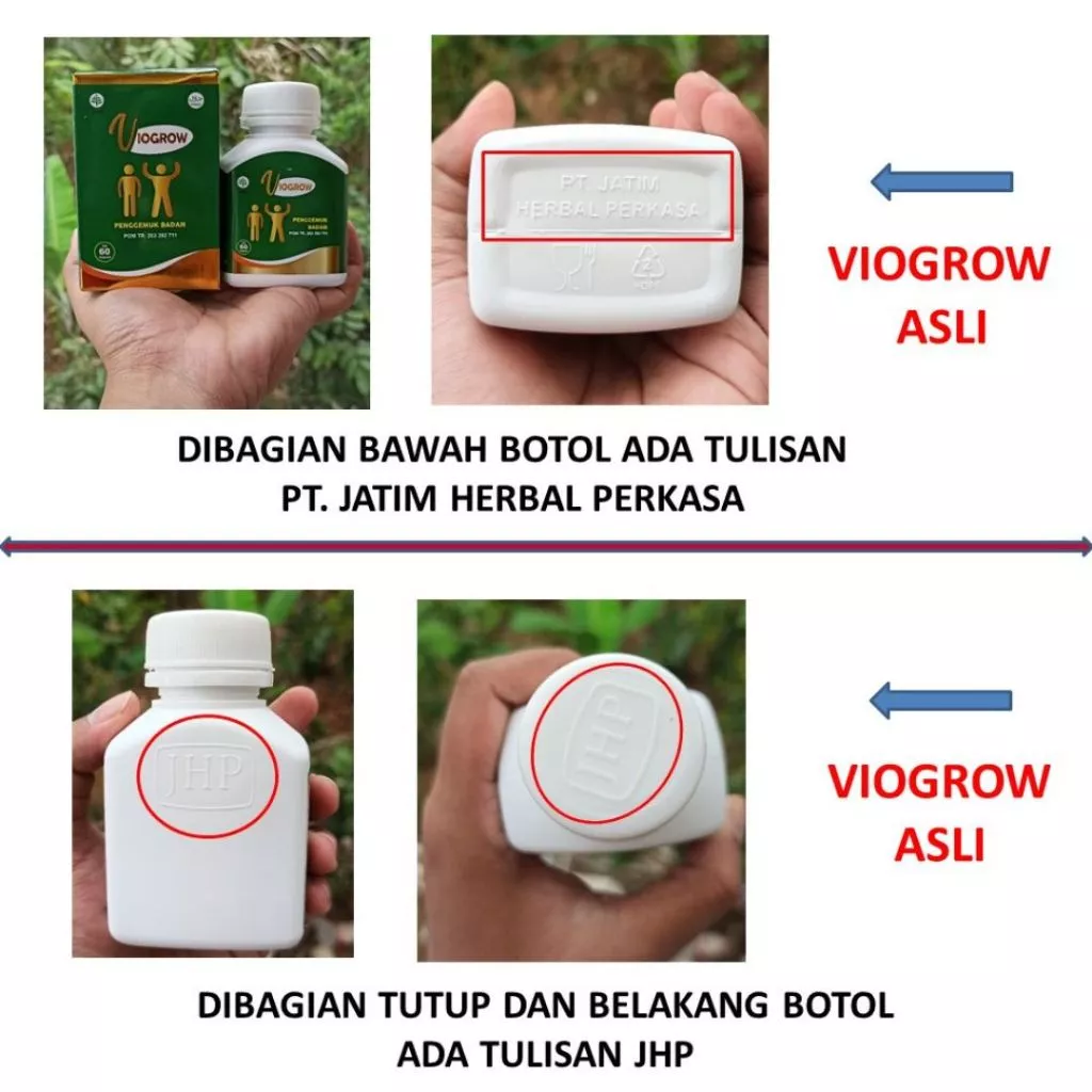 Terlaris Viogrow Obat gemuk Permanen Penggemuk badan herbal alami serta penambah nafsu makan Berat badan bikin cepat gemuk Penambah nafsu makan anak dan dewasa - Image 3