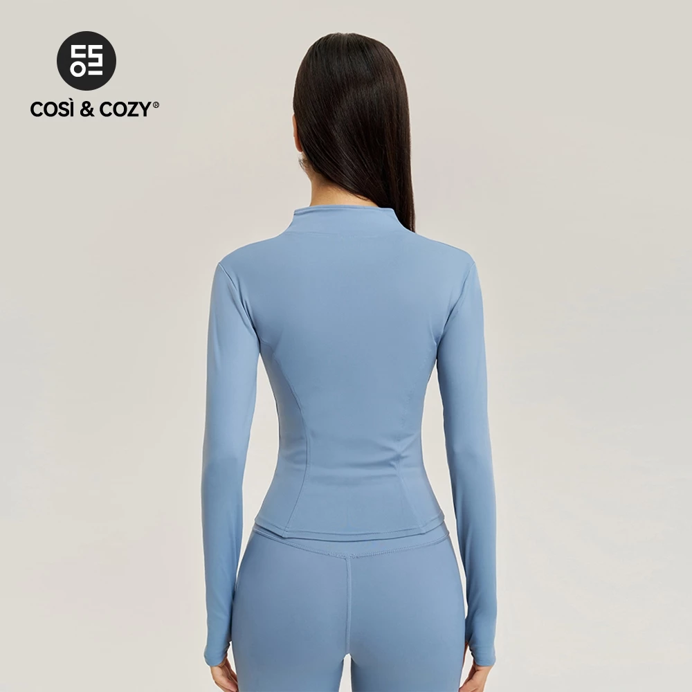 COSI COZY Jaket Lengan Panjang Untuk Olahraga Yoga Wanita UPF 50+ /Anti UV - Image 3