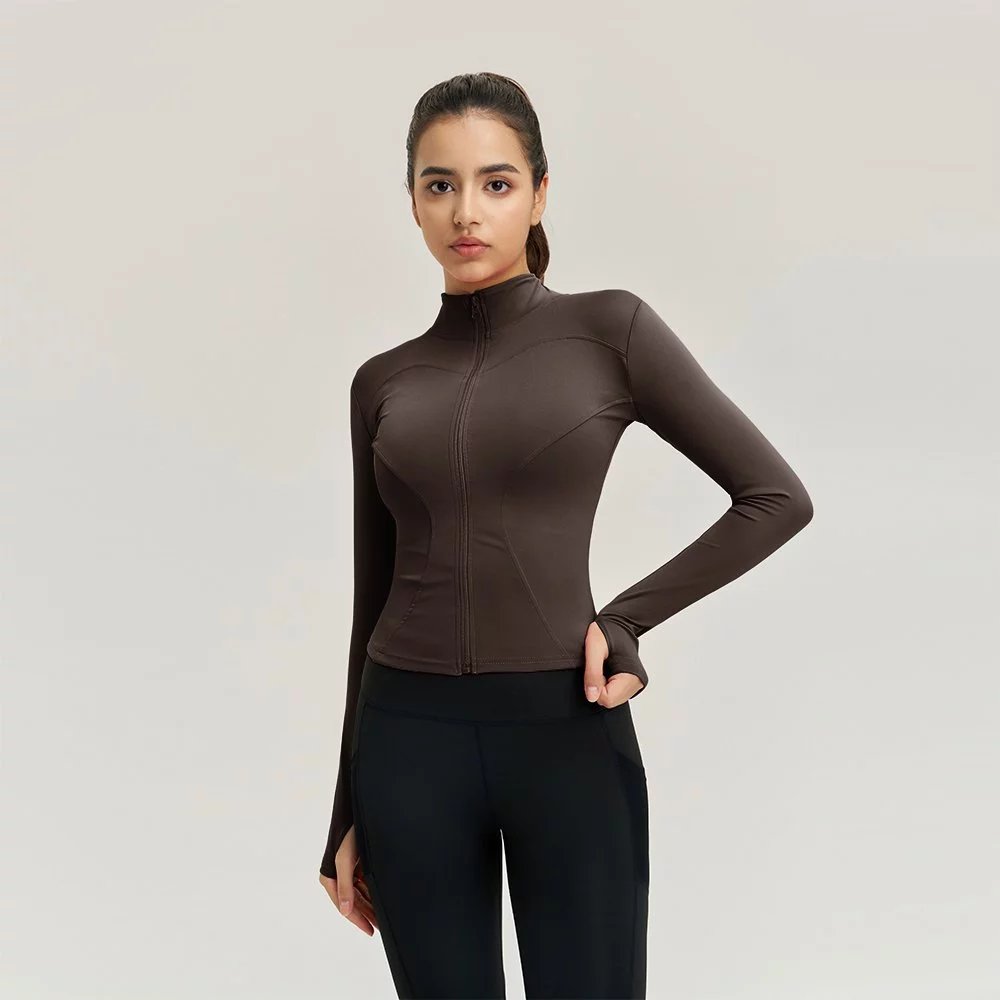 COSI COZY Jaket Lengan Panjang Untuk Olahraga Yoga Wanita UPF 50+ /Anti UV - Image 7