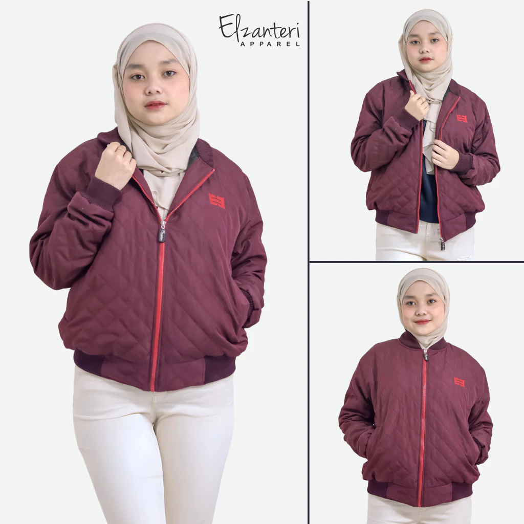 Elzanteri Apparrel - Lorica Jaket Bomber Wanita - Image 3