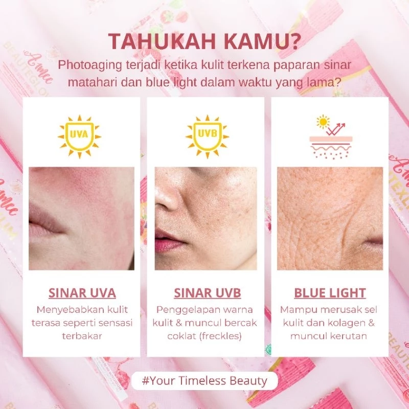 Collagen Premium drink Beauteglow, DNA salmon,apple stemcell,saffron,gojiberry,15 sachet minuman pencerah wajib,anti aging drink - Image 3