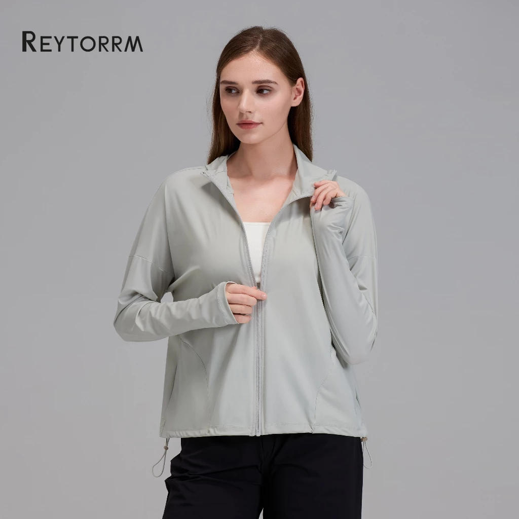 Reytorrm Jaket Olahraga Wanita Jaket Anti UV UPF50+ WT006 - Image 4