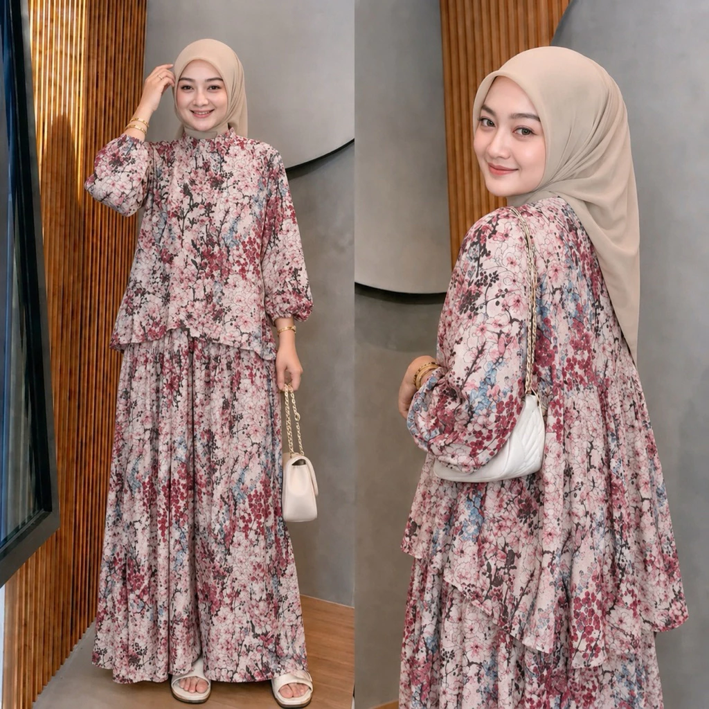 Dara Set Rayon Premium Jumbo Ld 120 - Image 2