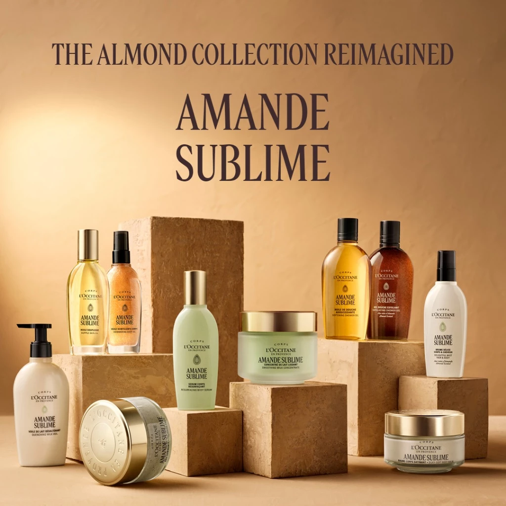 L'Occitane Amande Sublime Smoothing Milk Concentrate 200ml - Body Cream Body Lotion Krim Tubuh Pelembab Kulit Kering Normal - Image 4