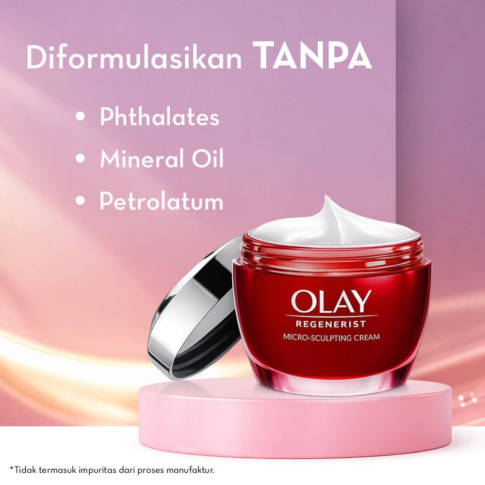 Olay Regenerist Set Ritual Krim Pelembab Pagi & Sabun Muka Anti Aging Skincare Tandem - Image 5