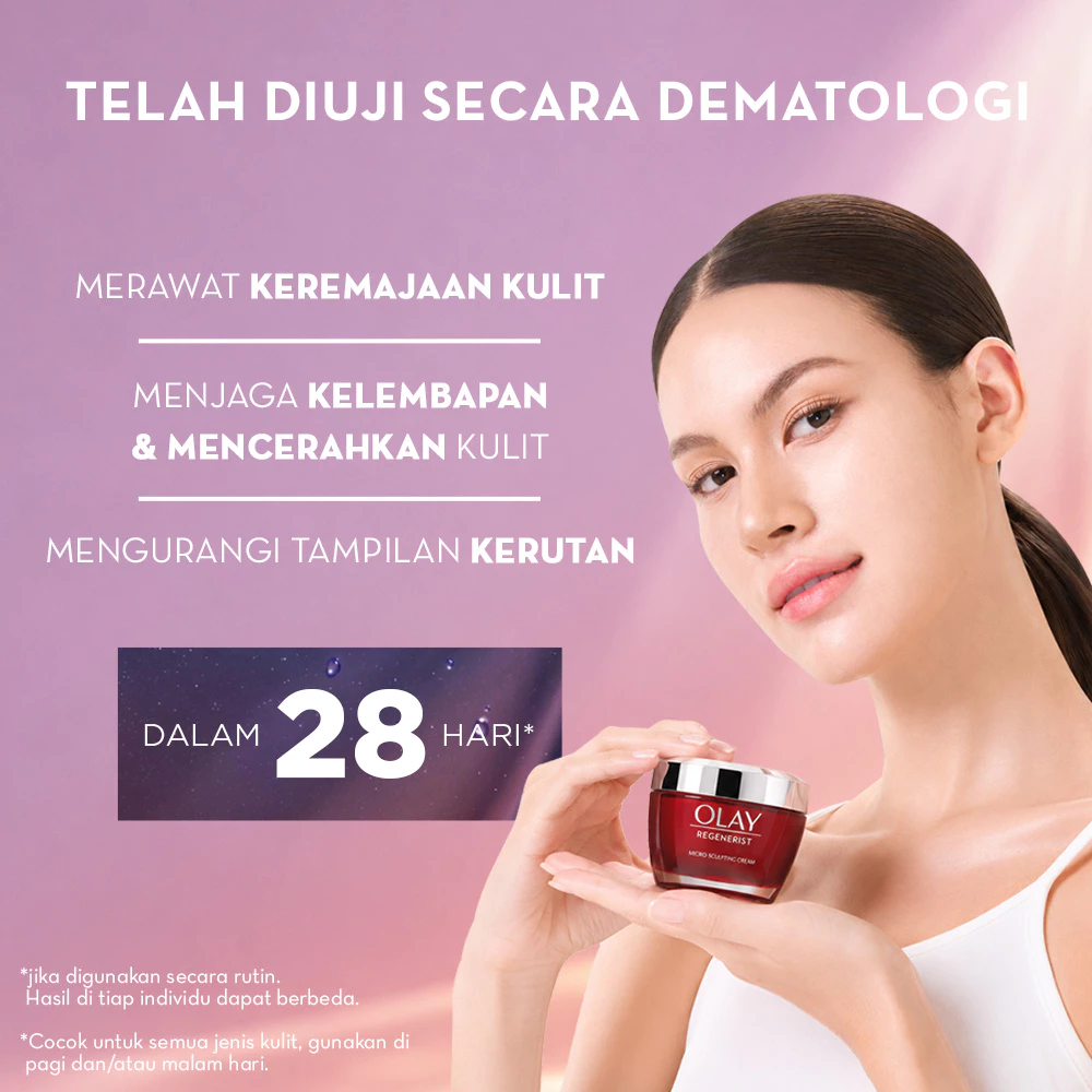 Olay Regenerist Set Ritual Krim Pelembab Pagi & Sabun Muka Anti Aging Skincare Tandem - Image 2