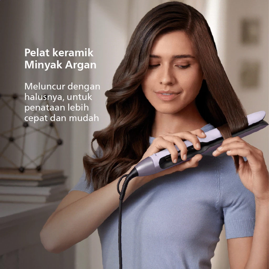 Philips | Straightener 5000 | Catokan Rambut | Rambut Lurus dengan Perlidungan ThermoShield Teknologi | BHS530/00 - Image 4