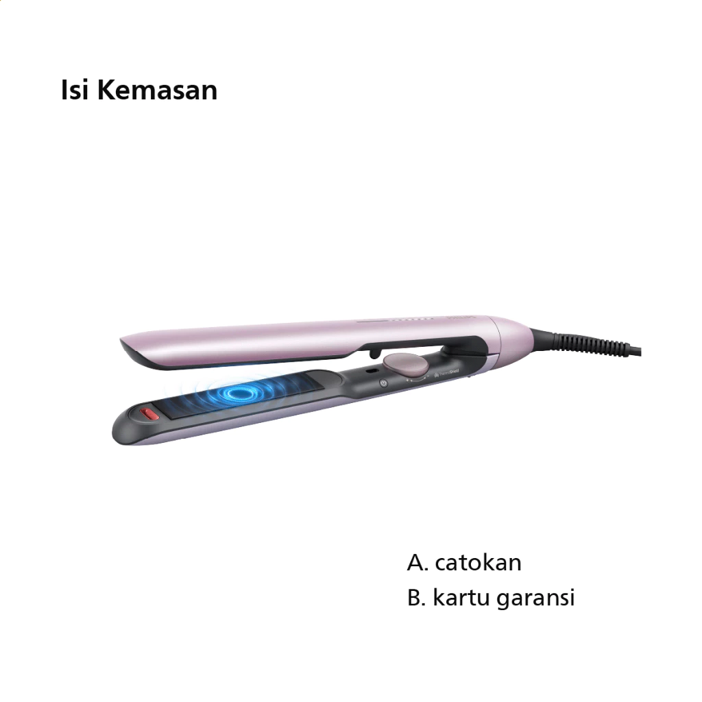 Philips | Straightener 5000 | Catokan Rambut | Rambut Lurus dengan Perlidungan ThermoShield Teknologi | BHS530/00 - Image 3
